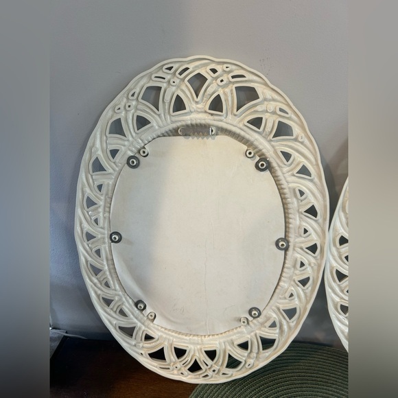 2-Vintage 1970s Burwood #8555 Faux Bamboo Flower Botanical Pictures Framed Decor - Picture 6 of 10